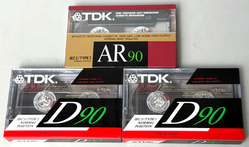 Lot tdk d90 - of,