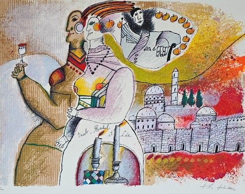 Theo tobiasse lithographie - tobiasse,