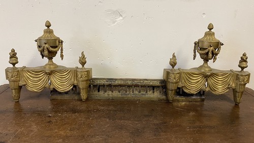 Barre cheminée bronze - barre,