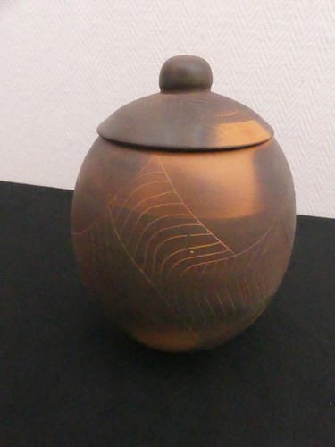 Grand pot couvert - pot, terre