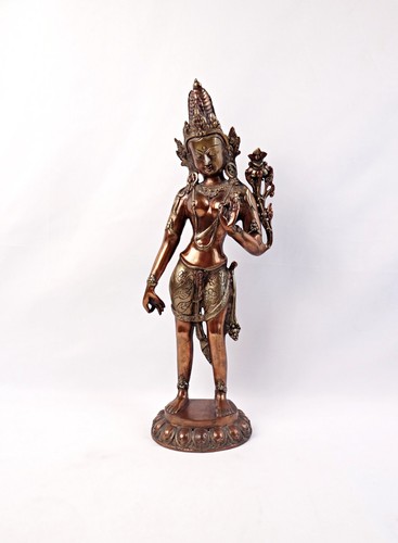 Sculpture bronze cuivré - bronze,