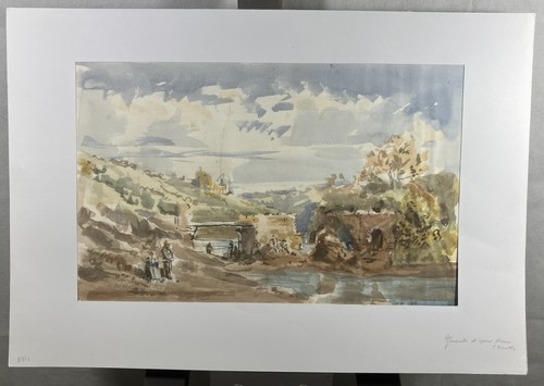 Aquarelle paysage ecole - paysage,