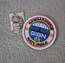 Ecusson / insigne tissu velcro gendarmerie nationale GIGN (b)