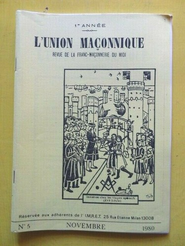 Union maçonnique revue de - l'union,