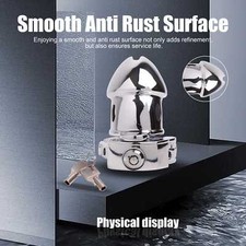 Acier inoxydable Cage à Penis Chastity Cage Verrouillable Hommes Bondage Device