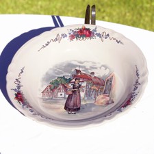 Plat rond & creux en faïence