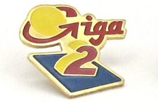 Pin's ANTENNE2 EMISSION JEUNESSE GIGA 2 Télévision Signé Star Pin's  Vintage#5/2