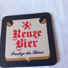 Ancien sous bock bière REUZE Brie Carlier