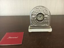 Disponible 4 pendulettes en cristal Baccarat (prix à la pièce)