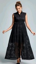 Robe Chemise Longue Noire en
