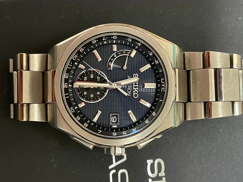 Seiko watch sbxy065 navy - seiko,