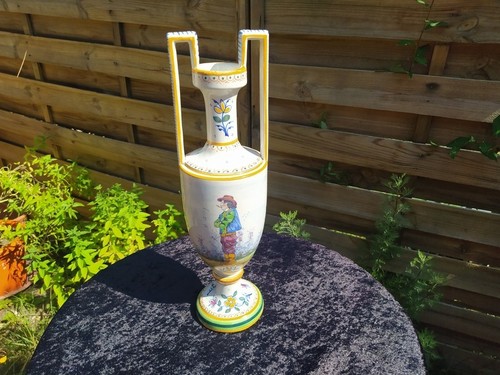 Vase amphore faïence - en, hr