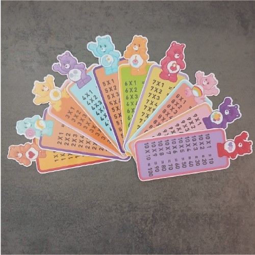 Marque pages tables - tables, de