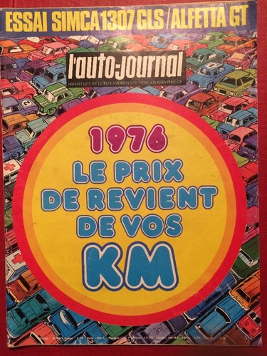 Auto journal 1976 simca 1307 - 1976,