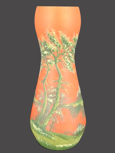 Joli vase pate verre - de,