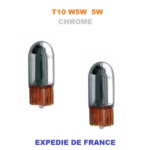 Ampoules t10 w5w - ampoules, chrome