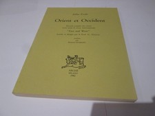 ORIENT ET OCCIDENT ..JULIUS EVOLA