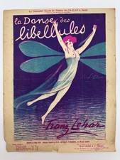 Partition Poster 1923. La Danse des Libellules. Opérette Franz Lehar. Bataclan