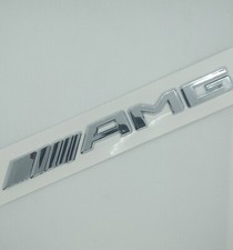Logo AMG Chrome Emblème Plat