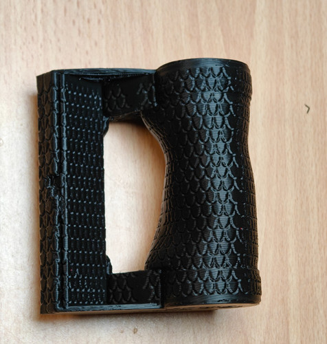 Textured left hand grip - textured,