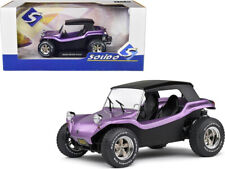VW BUGGY MEYERS MANX 1968 SOFT ROOF PURPLE METAL SOLIDO S1802706 1:18 VOLKSWAGEN