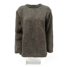 Pull Épais Braun Laine de Mouton Femme Homme (M, L, XL) Népal Cadeau