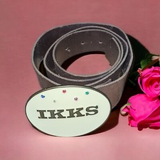 Ceinture Femme IKKS Cuir Marron Taille 85 cm Occasion