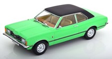 KK Scale 1/18 FORD TAUNUS GXL SEDAN 1971 ROOF LIGHT GREEN MATT BLACK 1971 Modèle