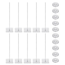 Chevilles D'Isolation Perforées 180mm avec rondelle, 50 jeux clous isolants 2"