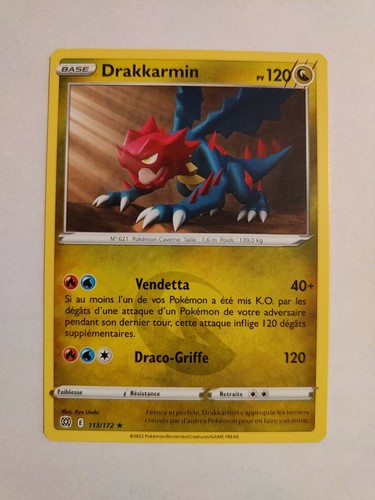 Carte pokemon drakkarmin - -,