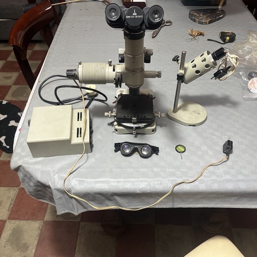Microscope russe vintage - microscope,