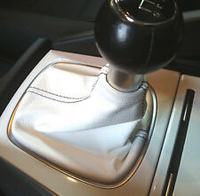 Golf 4 Botte Levier de Vitesse Cuir Véritable Blanche