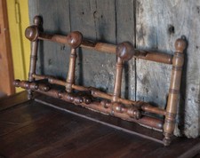 Porte-manteau bois imitation