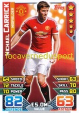 175 MICHAEL CARRICK MANCHESTER UNITED TOPPS PREMIER LEAGUE 2015 2016 MATCH ATTAX