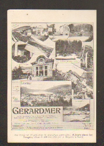 Gerardmer carte postale - gerardmer,