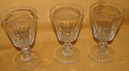 Lot verres vin - lot, à
