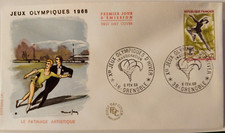 Enveloppe premier jour france Jeux Olympiques d'hiver 1968 "INAUGURATION" N°1546