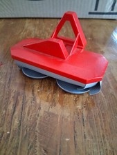 PLAYMOBIL  FERME - Remorque Matériel Outil Rouge Tracteur 3718, TBe