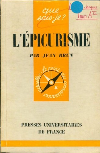 épicurisme jean brun - l'épicurisme,