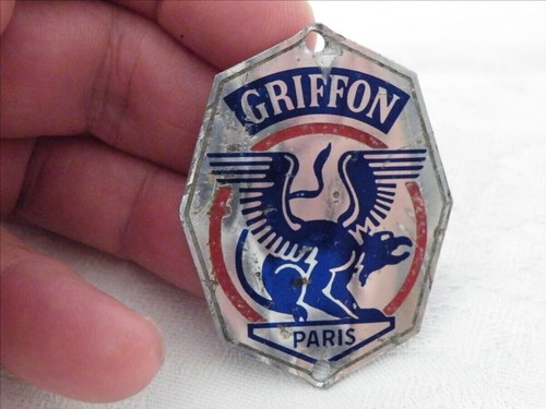 Rare plaque velo griffon - plaque,