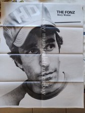 Henry Winkler Fonz Happy Days rod stewart Poster Belgium 1970s