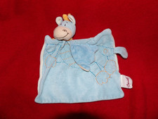 Doudou Plat Bengy Dragon Bleu