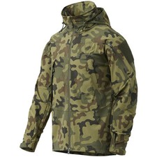 Helikon Veste Trooper MK2 Homme Soft-Shell Àcapuche Woodland Camo