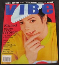 Michael Jackson VIBE Interview Cover American USA Magazine 1995