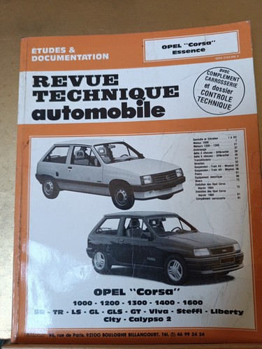 Revue technique automobile rta - revue,