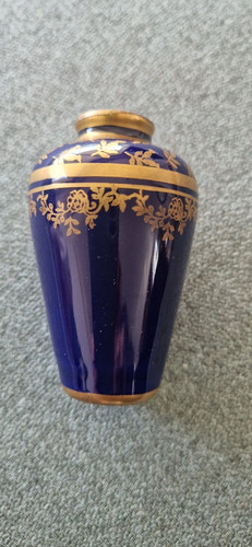 Mini vase porcelaine bleu - vase, de
