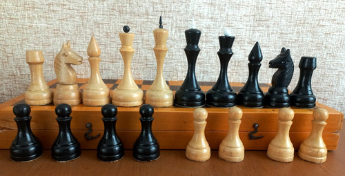 Jeu échecs vintage - d'échecs,