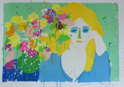 Walasse ting 丁雄泉 femme - ting,