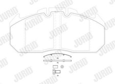 JURID Plaquettes de frein pour