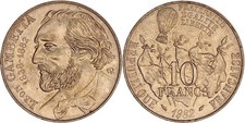 10 Francs Léon Gambetta - 1982